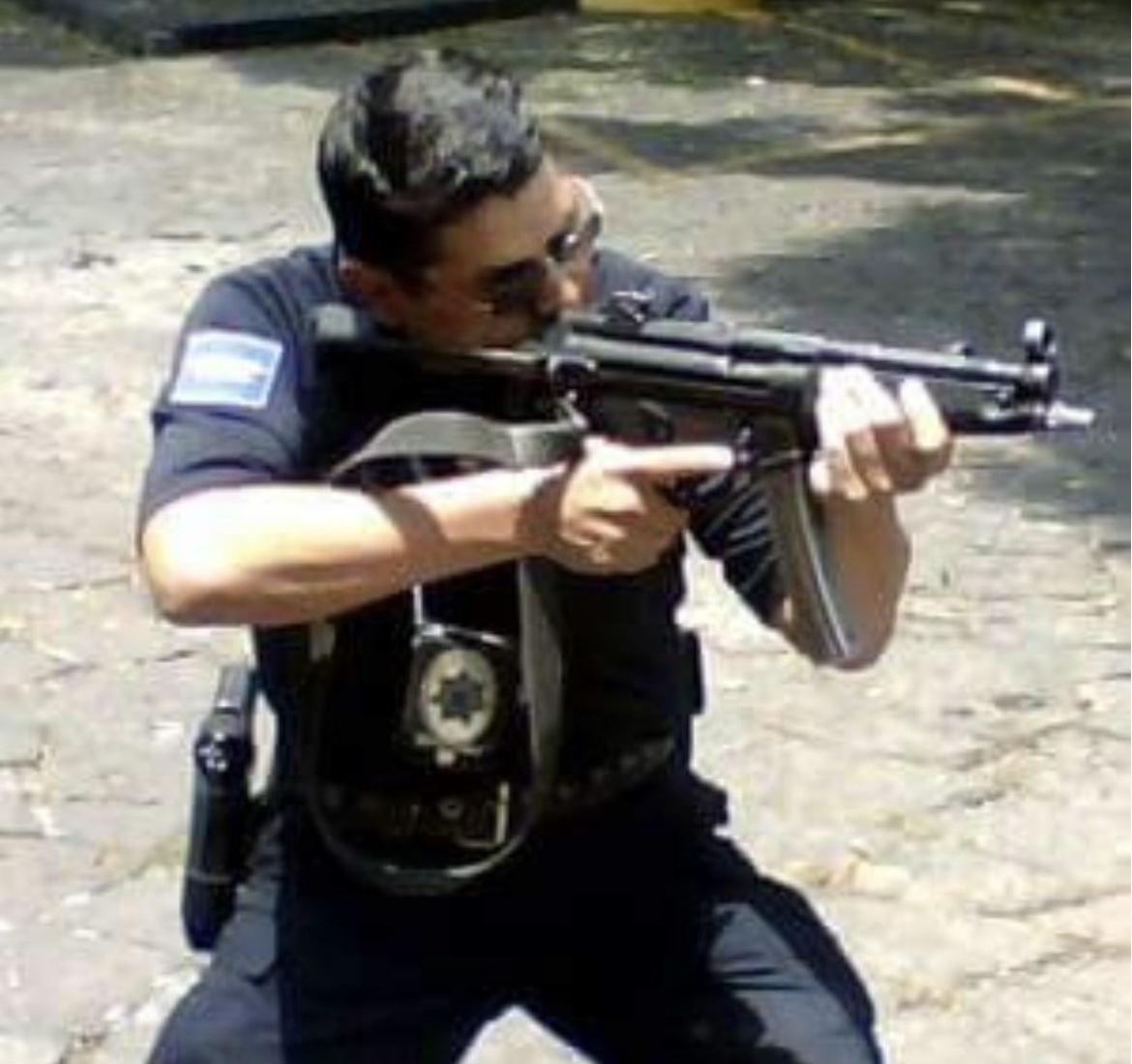 Personal de seguridad en práctica